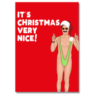 Mankini Christmas Card